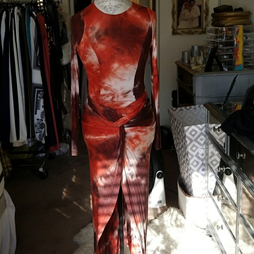 Multicolor dress.